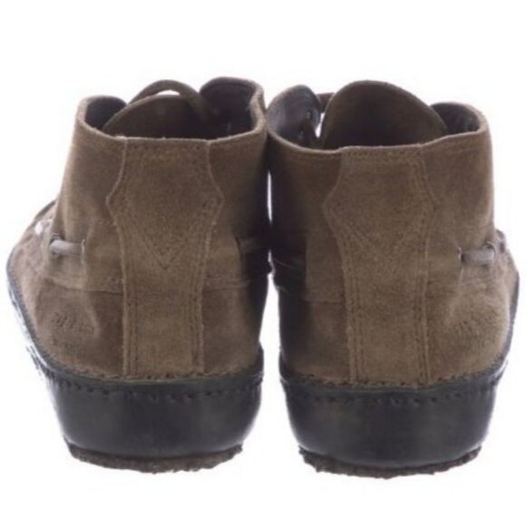 RAG & BONE Leather Moccasin Boots 6 Ankle Bootie Brown Suede High Top - Picture 4 of 5